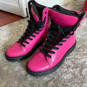 Hot Pink Dr. Martens patent leather